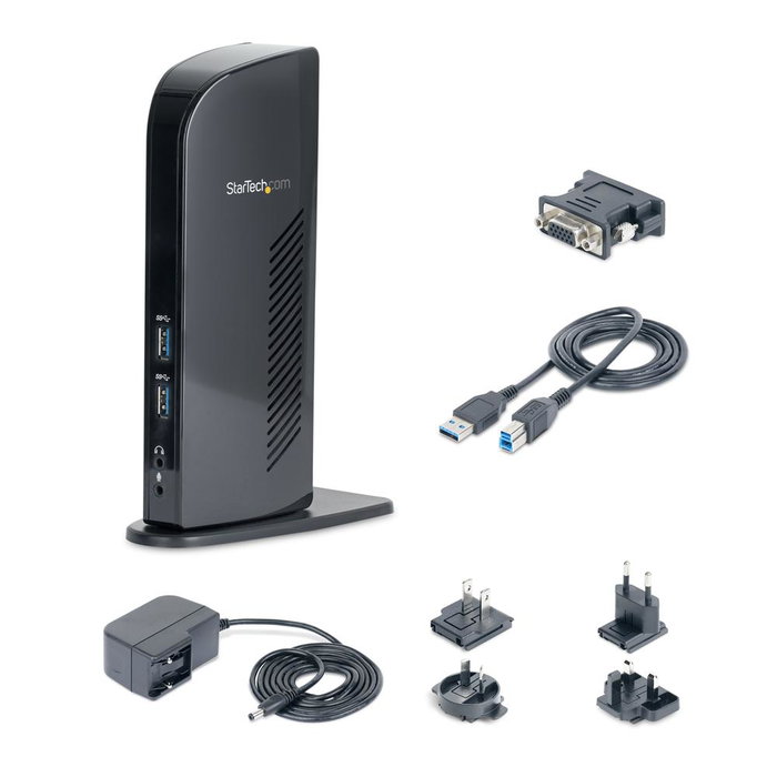 StarTech.com Docking Station 12 en 1 con HDMI, DVI y 6 puertos USB