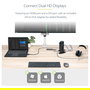 StarTech USB 3 DOCKING STATION para Portátil, 2 Monitores HDMI DVI, Hub 6x USB-A, GbE, Audio, Replicador de Puertos Universal