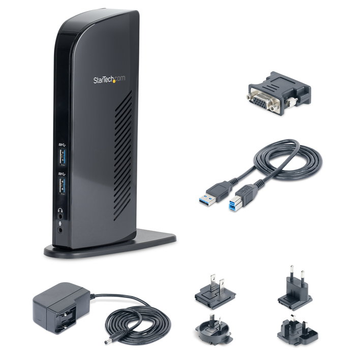 StarTech.com Docking Station 12 en 1 con HDMI, DVI y 6 puertos USB
