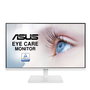 ASUS VA27DQSB-W Monitor PC 27" Full HD LED Blanco con Altavoces Integrados y Ajuste de Altura, 5ms, 75Hz
