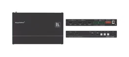 Kramer VS-211UHD - Interruptor/Selector HDMI 2x1, 4K Ultra HD, 3D, Ancho de banda 8.91 Gbit/s, Control IR/RS-232, Color Negro