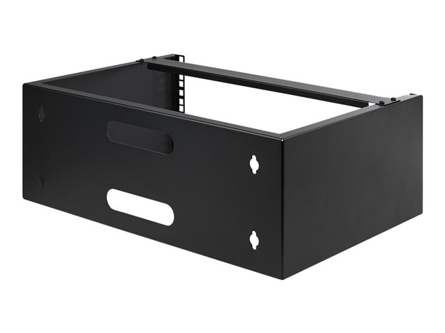 Startech.com WALLMOUNT4 Rack de Montaje en Pared 4U, Estructura de Acero, 19 Pulgadas, Compatible con Equipos de Red, Capacidad 20 kg