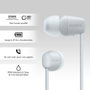 Sony WI-C100 Auriculares Inalámbricos Intrauditivos Blancos