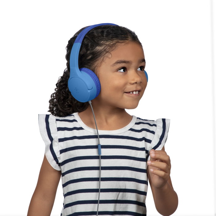 Belkin SoundForm Mini Auriculares Alámbricos On-Ear Azul