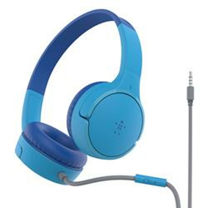 Belkin SoundForm Mini Auriculares Alámbricos Azul