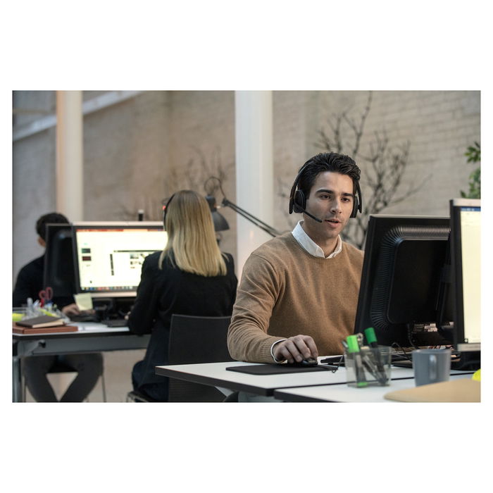 EPOS Adapt 261 Auriculares Diadema Inalambricos Bluetooth 5.0 para Oficina con Microfono Boom y Cancelacion de Ruido, Negro