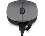 Lenovo Go usb-c wireless mouse Negro, Gris