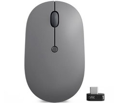 Lenovo GO Mouse Inalámbrico USB-C, Negro