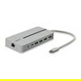 LINDY DST-Mx Duo Docking Station USB-C para Laptop/Macbook, 4K, 2x HDMI 1.4, Ethernet, 3x USB 3.2, Audio 3.5 mm, Alimentación, Plata/Blanco