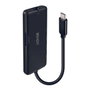 Lindy 43358 Base para Portátil y Replicador de Puertos USB Type-C Negro