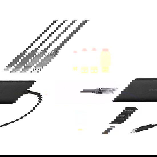 LINDY DST-Mini Dock USB-C 4K Mini 43358, Dock Mini Portátil USB 3.2 Gen 1 Type-C con Puerto HDMI 2.0, Ethernet Gigabit, 100W USB PD y Lector de Tarjetas, Color Negro LINDY DST-Mini Dock USB-C 4K Mini 43358, Dock Mini Portátil USB 3.2 Gen 1 Type-C con Puerto HDMI 2.0, Ethernet Gigabit, 100W USB PD y Lector de Tarjetas, Color Negro