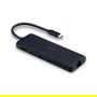 LINDY DST-Mini Dock USB-C 4K Mini 43358, Dock Mini Portátil USB 3.2 Gen 1 Type-C con Puerto HDMI 2.0, Ethernet Gigabit, 100W USB PD y Lector de Tarjetas, Color Negro