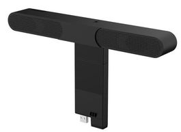 Lenovo ThinkVision MS30 Barra de Sonido para Monitor, Sonido nítido 2 x 2W, Diseño modular delgado, Compatible con ThinkVision P y T Series, Candado de seguridad