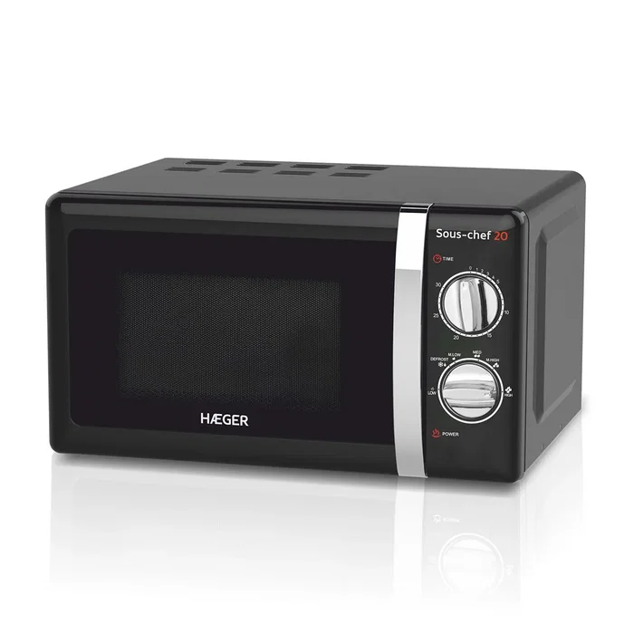 Haeger MW-70B.007A Microondas de Encimera 20 L 700 W Negro Haeger MW-70B.007A Microondas de Encimera 20 L 700 W Negro