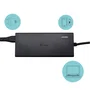 I-tec C31HDMIDPDOCKPD65 Dock USB-C para Laptop con 2x 4K HDMI y DisplayPort, 6 Puertos USB, Power Delivery 65W, Ethernet Gigabit, Audio - Negro