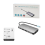 i-tec Docking Station USB-C Nano 3x Display con Power Delivery de 100W para Monitor Triple y Carga Rápida