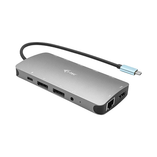 I-tec Nano Docking Station USB-C, Replicador de Puertos con 3x Monitores (HDMI, 2x DisplayPort), 100W Power Delivery, USB 3.0, USB 2.0, LAN, Audio I-tec Nano Docking Station USB-C, Replicador de Puertos con 3x Monitores (HDMI, 2x DisplayPort), 100W Power Delivery, USB 3.0, USB 2.0, LAN, Audio