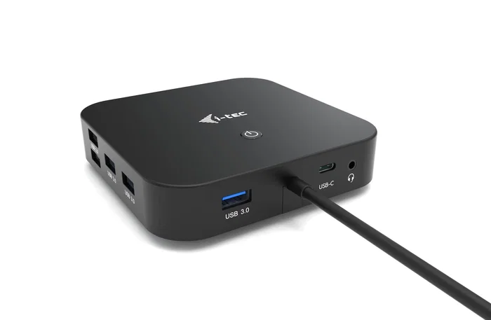 I-tec C31HDMIDPDOCKPD Docking Station USB-C con Power Delivery 100W, HDMI, DisplayPort, Gigabit LAN, 6 Puertos USB, para Doble Monitor 4K 60Hz, Soporte VESA - Negro
