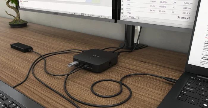 I-tec C31HDMIDPDOCKPD Docking Station USB-C con Power Delivery 100W, HDMI, DisplayPort, Gigabit LAN, 6 Puertos USB, para Doble Monitor 4K 60Hz, Soporte VESA - Negro