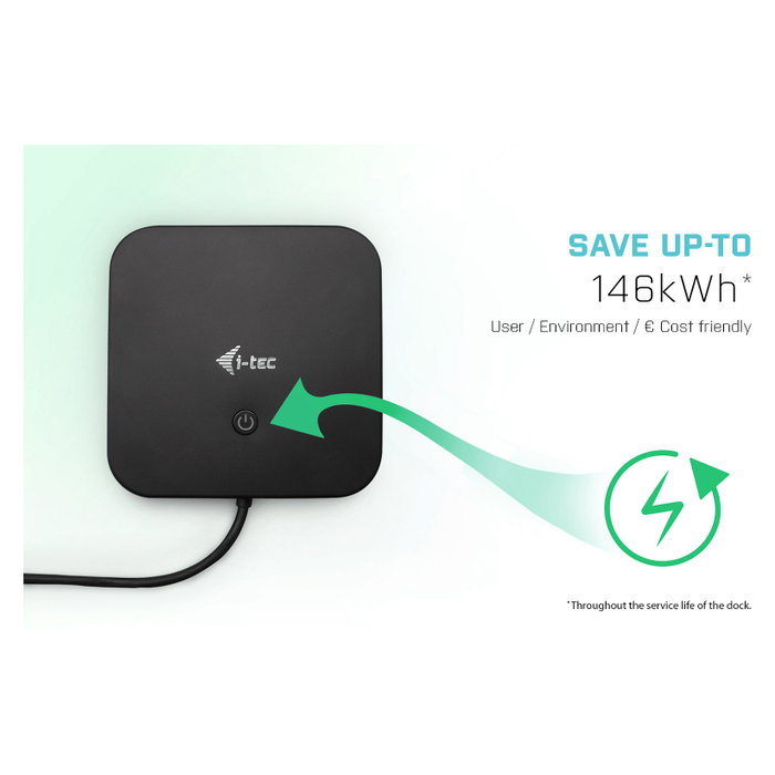I-tec Docking Station USB-C con HDMI, DisplayPort y Power Delivery 100W