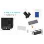 I-tec Estación de Acoplamiento (Docking Station) USB 3.0 / USB-C para Laptop y PC