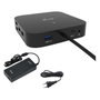 i-tec USB-C Base/Docking Station con HDMI, DisplayPort y 100W PD - 3x USB-A, 2x USB-C, Gigabit Ethernet, 4K 60Hz, Negro