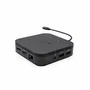 i-tec TB3TRAVELDOCKPD60W Estación de Acoplamiento Thunderbolt 3, Carga 60W, 2x 4K/8K, HDMI, DisplayPort, USB 3.1, Ethernet Gigabit, Incluye Adaptador 77W, Negro