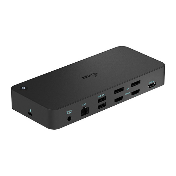I-TEC Docking Station USB 3.0/USB-C/Thunderbolt con PD 100W, 3x 4K 60Hz para Portátiles