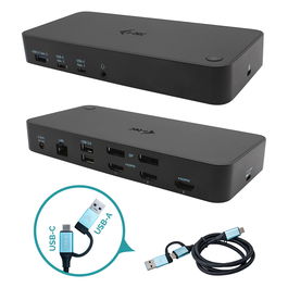 I-TEC Docking Station USB 3.0/USB-C/Thunderbolt con PD 100W, 3x 4K 60Hz para Portátiles