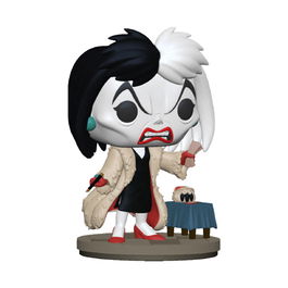 Funko Pop Disney Villanos Cruella Vil Figura de Vinilo 9 cm