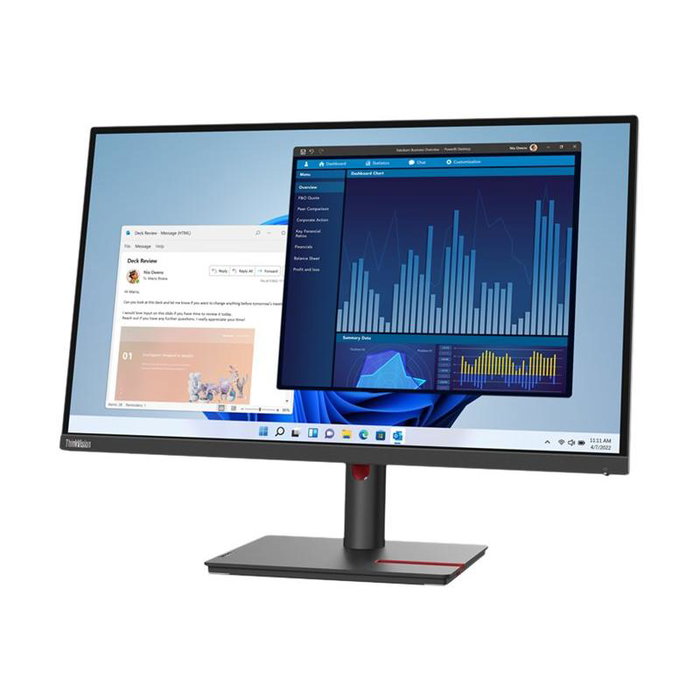 Lenovo ThinkVision T27p-30 Monitor LED 27" 4K IPS 3840x2160 60Hz HDMI DisplayPort USB-C Negro Lenovo ThinkVision T27p-30 Monitor LED 27" 4K IPS 3840x2160 60Hz HDMI DisplayPort USB-C Negro