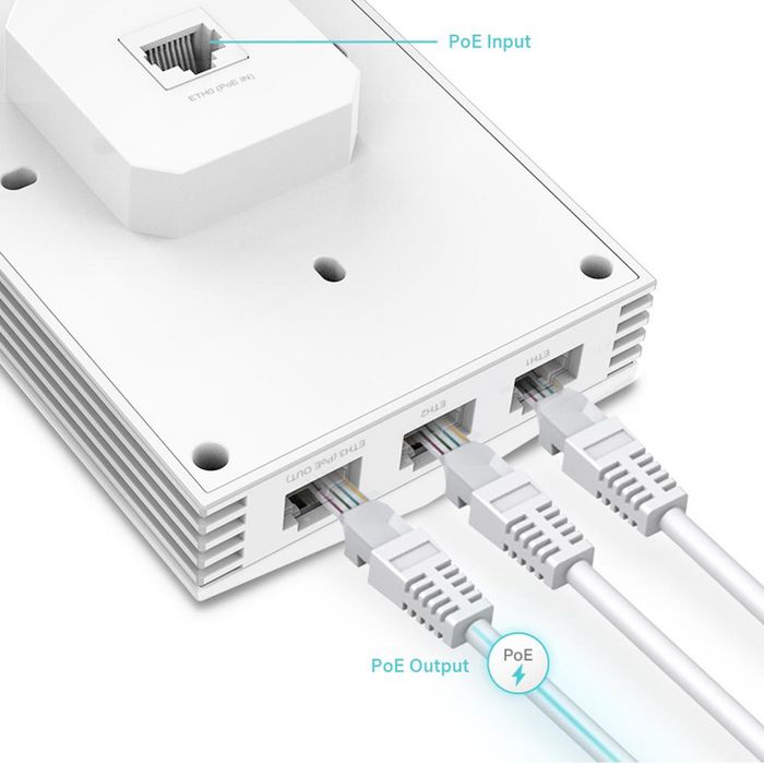 TP-Link Omada EAP655-Wall AX3000 Wi-Fi 6 de Pared Blanco
