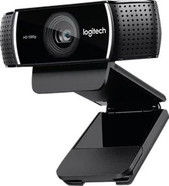Logitech C922 Pro Stream Edition Cámara Web HD 1080p, 720p a 60fps, Enfoque Automático, Micrófono Estéreo, Trípode Incluido (960-001088)