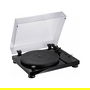 Audio-Technica AT-LPW50PB - Giradiscos de vinilo con phono preamplificador integrado, color negro brillante