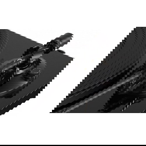 Audio-Technica AT-LPW50PB - Giradiscos de vinilo con phono preamplificador integrado, color negro brillante