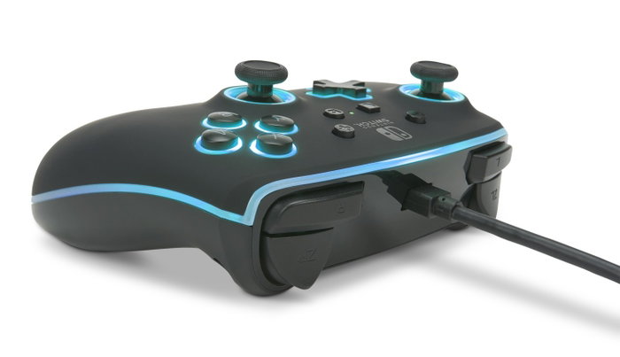 PowerA Spectra Mando con Cable para Nintendo Switch con Iluminación LED