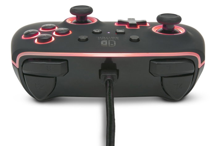 PowerA Spectra Mando con Cable para Nintendo Switch con Iluminación LED