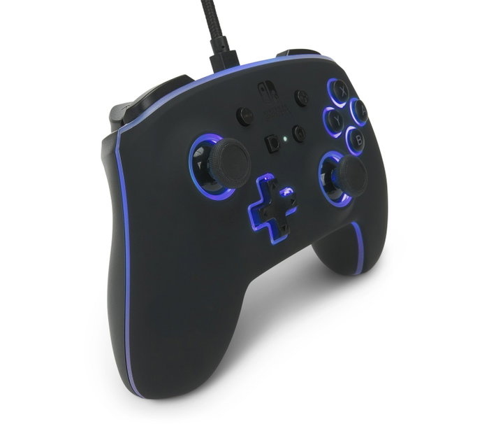 PowerA Spectra Mando con Cable para Nintendo Switch con Iluminación LED