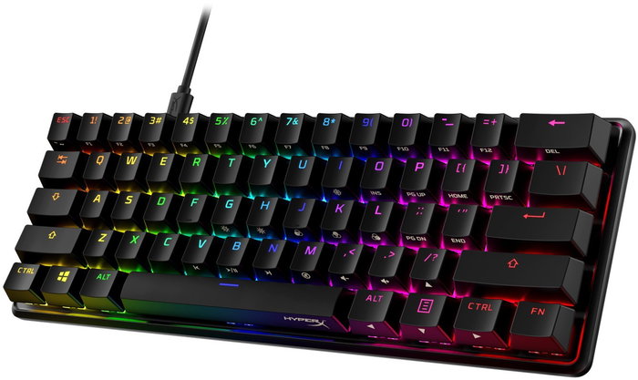 HyperX Alloy Origins 60 HyperX Red Negro