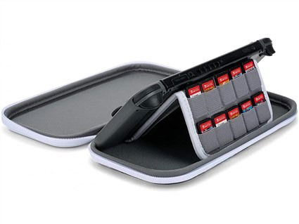 Power A 1527184-01 Estuche Protector Compacto para Nintendo Switch, Switch OLED o Switch Lite con Soporte de Juego