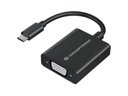 Conceptronic ABBY05B Adaptador USB-C a VGA 1080p (1920x1080) 60Hz, Cable 0.15m, Negro