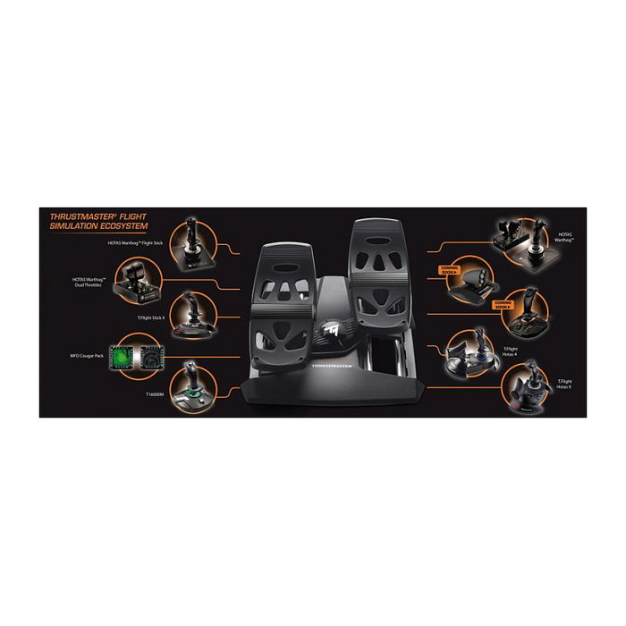 Thrustmaster T.16000M FCS Flight Pack Kit de Vuelo con Palanca de Mando, Pedales y Palanca de Aceleración para PC y MAC (PC)