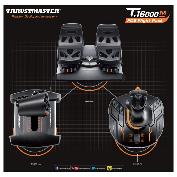 Thrustmaster T.16000M FCS Flight Pack