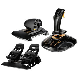 Thrustmaster T.16000M FCS Flight Pack Palanca de mando Negro