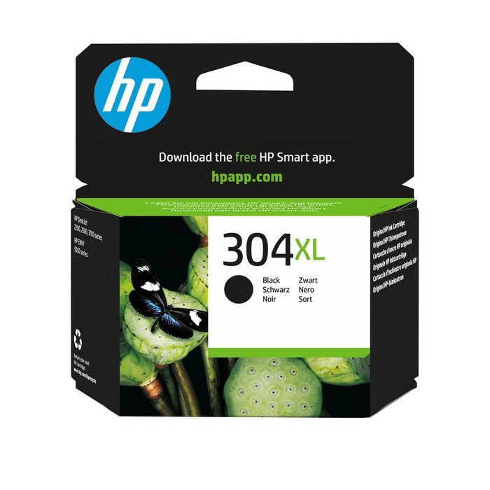 HP Cartucho de Tinta Original 304XL Negro (N9K08AE) de Alto Rendimiento