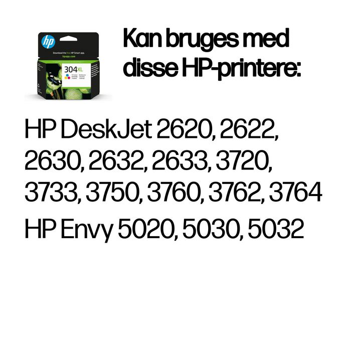 HP 304XL Cartucho de Tinta Tricolor Original