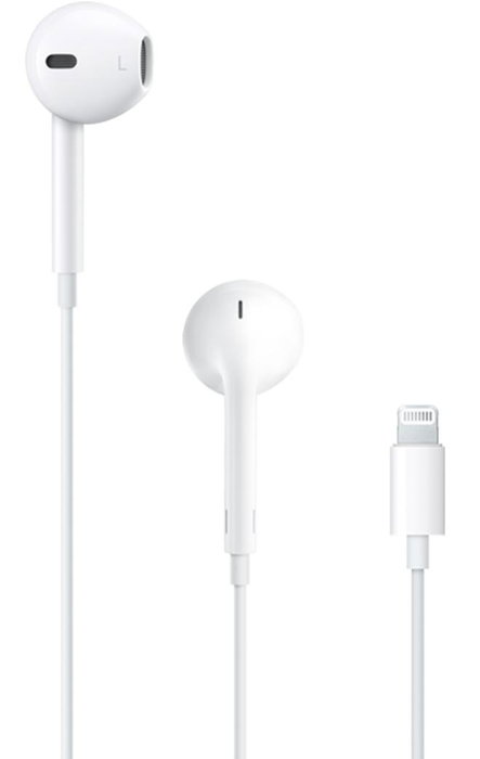 Apple EarPods con conector Lightning y micrófono, Blanco