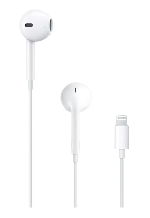 Apple EarPods Auriculares con Conector Lightning, Intraurales, Micrófono Integrado, Blanco, Compatibles con iPhone y iPad