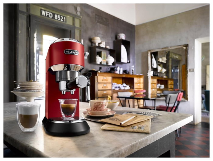 De'Longhi Dedica Style EC 685.R, Máquina espresso, Rojo