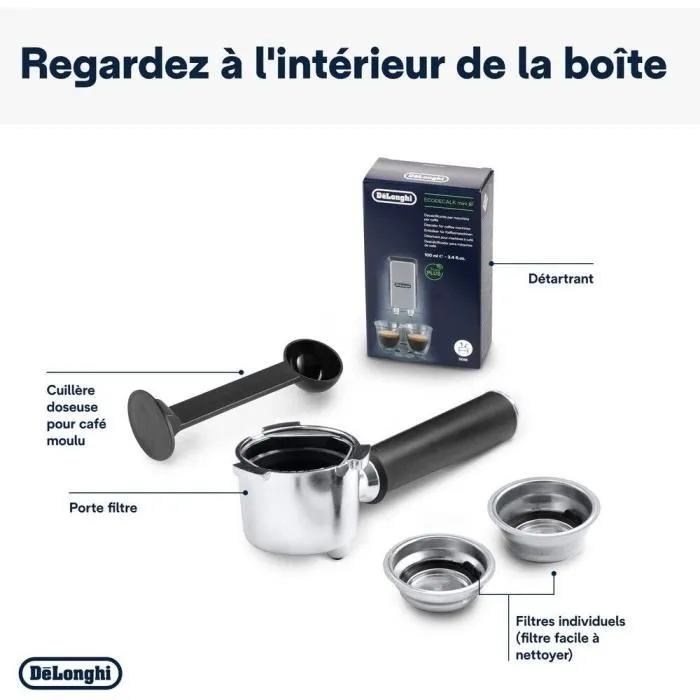 DeLonghi Dedica Style EC 685 BK Negro y Plata